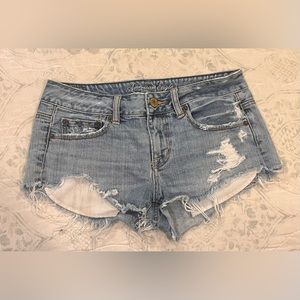 Vintage American Eagle distressed frayed shorts